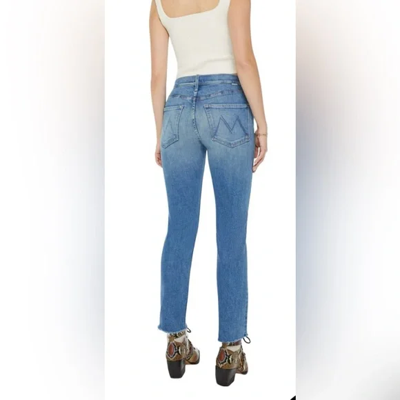 MOTHER Mid Rise Rider Flood Fray - Picture 2 of 10